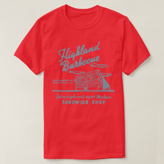 Camiseta Highland Barbeque TShirt (Diseño del anverso)