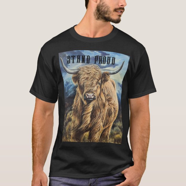 Camiseta Highland Bull (Anverso)