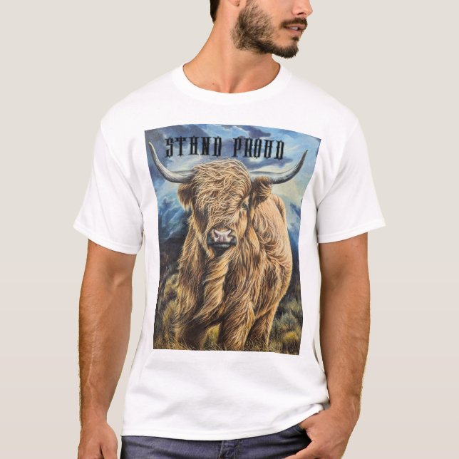 Camiseta Highland Bull (Anverso)