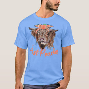 Camiseta Highland Cow Bandana sólo Peacht Western Country P