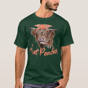Camiseta Highland Cow Bandana sólo Peacht Western Country P