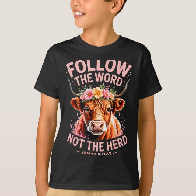 Camiseta Highland Cow Christian  (Anverso)
