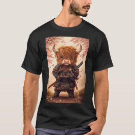 Camiseta Highland Cow Samurai