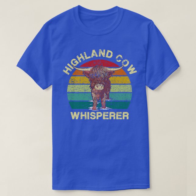 Camiseta Highland Cow Whisperer 3 (Diseño del anverso)