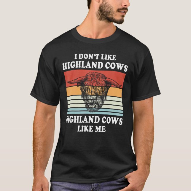 Camiseta Highland Cows Farmer Animal Cattle Cow (Anverso)