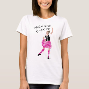 Camiseta Highland Dancer Pink