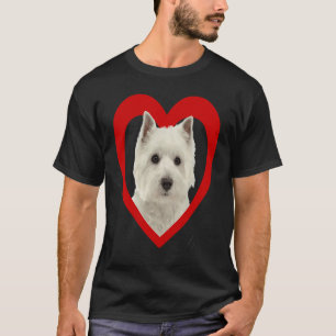 Camiseta Highland Terrier Dog Heart West Highland Terriing