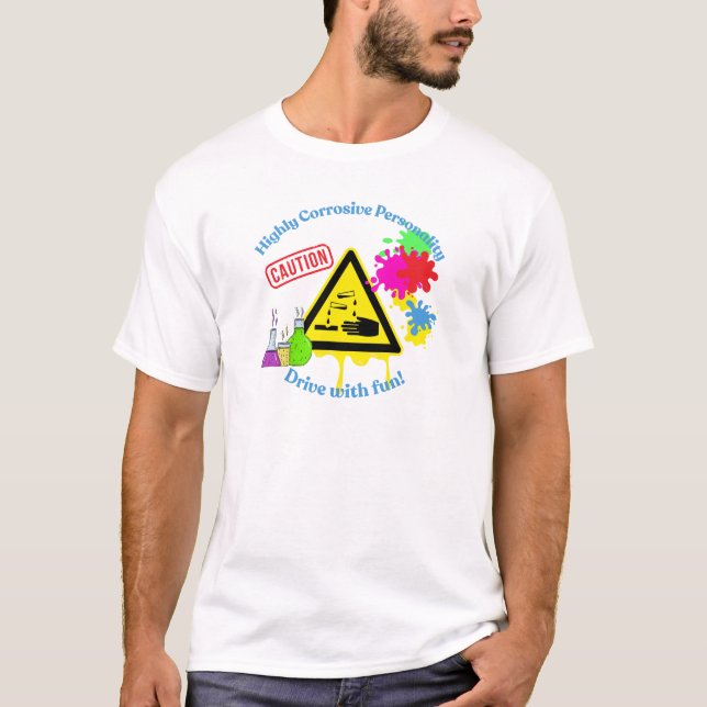 Camiseta Highly Corrosive Personality Class 8 ADR Trucker (Anverso)