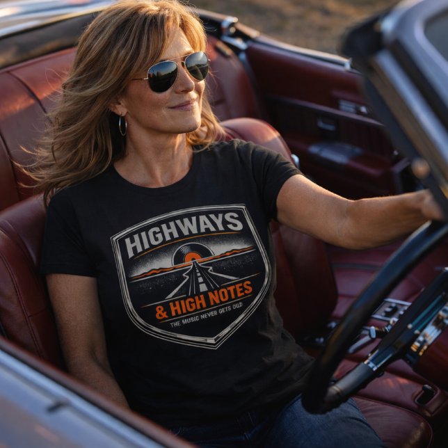 Camiseta Highways & High Notes – Chrome Revival (Subido por el creador)
