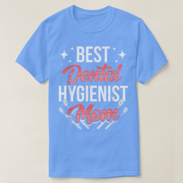 Camiseta Higiénico dental Equipo de Mamá Higiene Dentista C (Diseño del anverso)