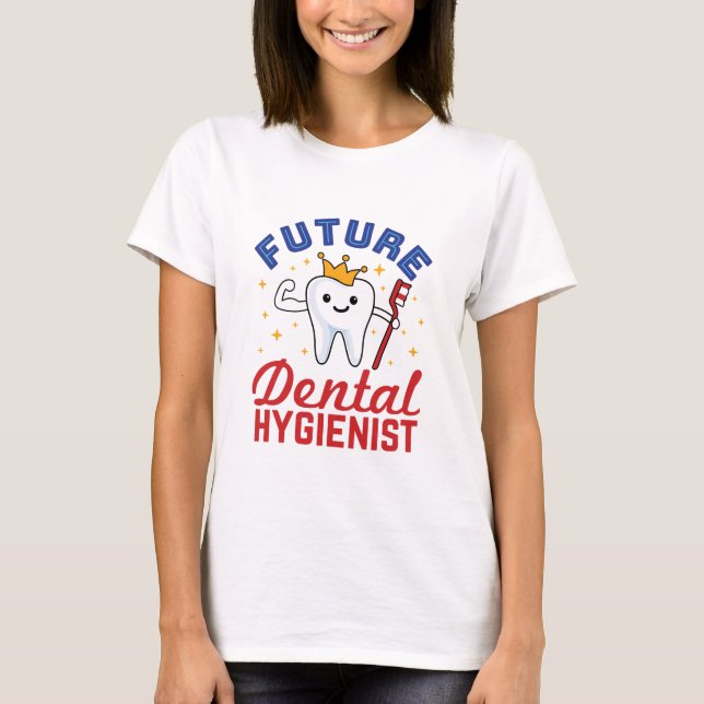 Camiseta Higiénico Dental Futuro RDH (Anverso)