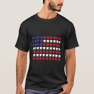 Camiseta Higienista Dental Del 4 De Julio Patriótico Doctor