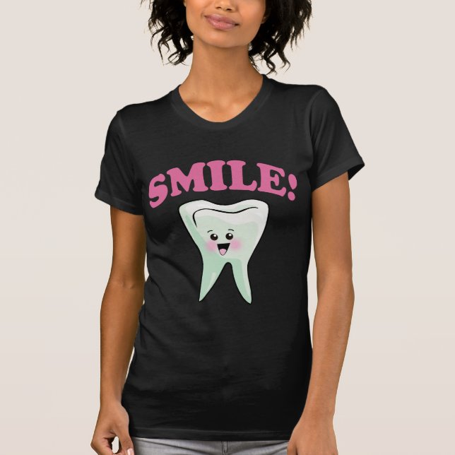 Camiseta Higienista dental del dentista (Anverso)