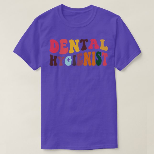 Camiseta Higienista dental Dentista Retro Higienistas Denta (Diseño del anverso)