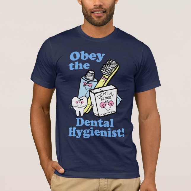 Camiseta Higienista dental divertido (Anverso)