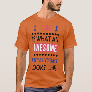 Camiseta Higienista Dental Impresionante Cumpleaños Navidad