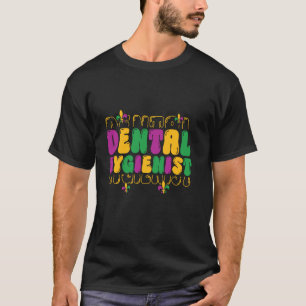 Camiseta Higienista Dental Retro Festival de Mardi Gras Fle