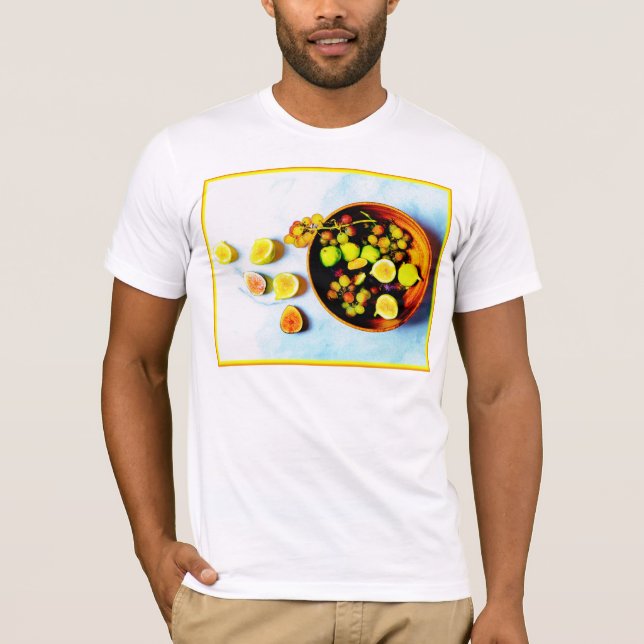 Camiseta "Higos Y Frutas De Uva" Foto Cuta. ¡Hazte con una  (Anverso)