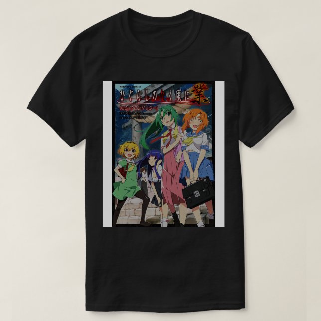 Camiseta higurashi al llorar (Diseño del anverso)