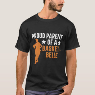 Camiseta Hija Basketball Deporte Baloncesto Papá Mamá Baske