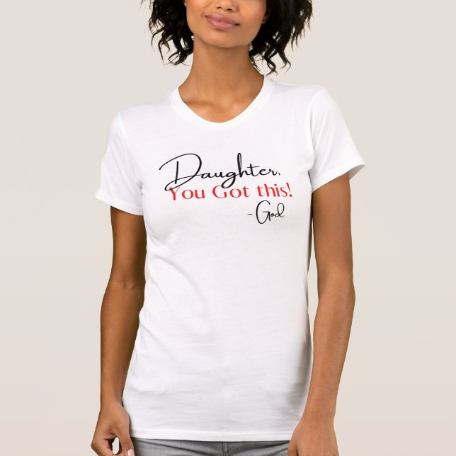 Camiseta Hija bendita (Anverso)