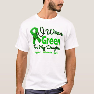 Camiseta Hija - Cinta de sensibilización verde
