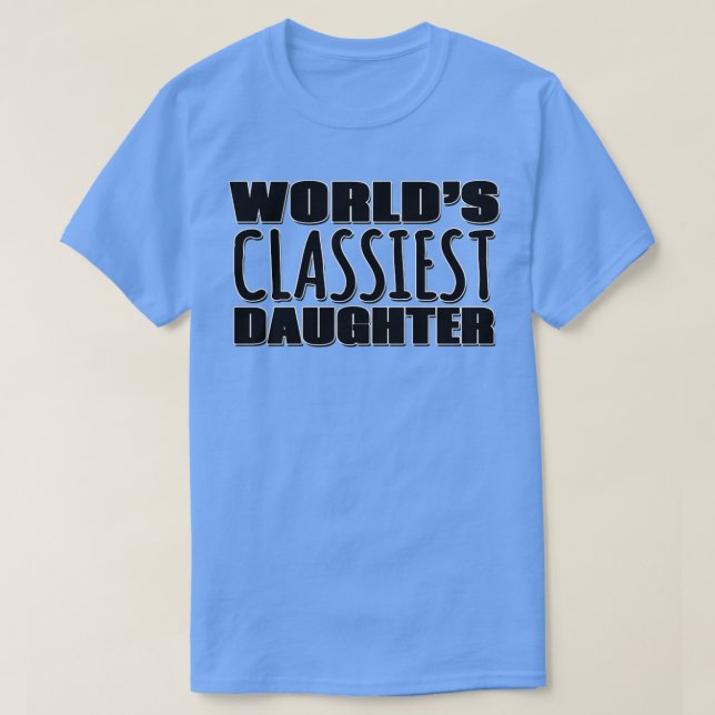 Camiseta Hija clasificada del mundo (Diseño del anverso)