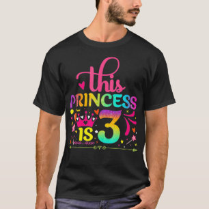 Camiseta Hija Cumpleaños Chica de 3 años Noche Graciosa