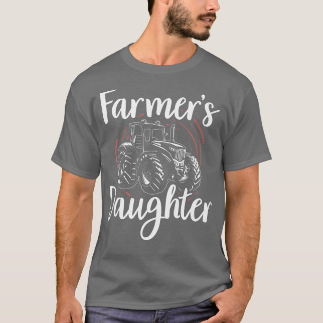 Camiseta Hija de agricultores I Chica de rancho agrícola Pr (Anverso)