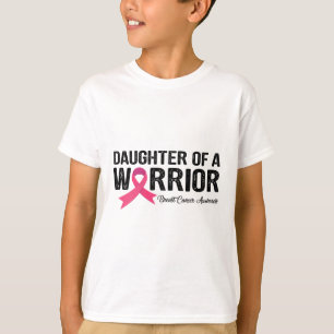 Camiseta Hija De Cinta De Un Guerrero Con Cáncer De Mama