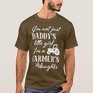 Camiseta Hija de granjeros T Shirt Daddys Niña