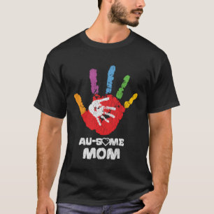 Camiseta Hija de hijo autista alucinante mamá conciencia de