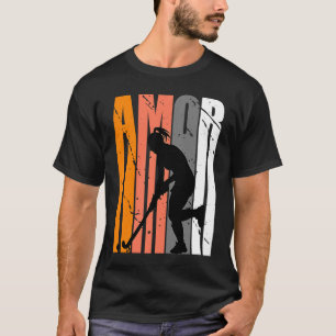 Camiseta Hija de hockey Amor Amarillo Chica cumpleaños feli