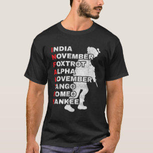 Camiseta Hija de infantería del ejército Alfabeto fonético 