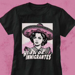 Camiseta Hija De Inmigrantes Hija Retro