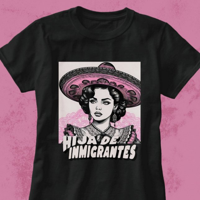 Camiseta Hija De Inmigrantes Hija Retro (Hija De Inmigrantes Retro Daughter of Immigrants T-Shirt)