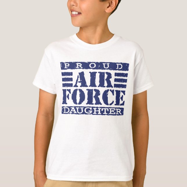 Camiseta Hija de la Fuerza Aérea (Anverso)