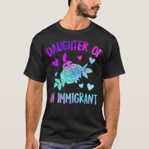 Camiseta Hija de la herencia hispánica inmigrante Mes latín