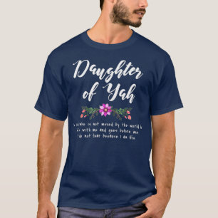 Camiseta Hija de las raíces hebreas de Yah