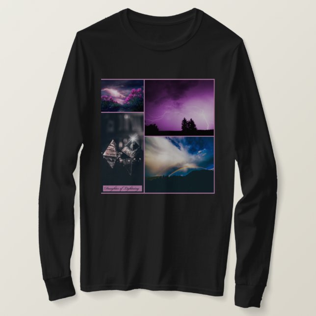 Camiseta Hija de Lightning BLKLong (Anverso del diseño)