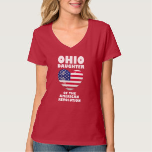 Camiseta Hija de OHIO de la Revolución Americana Patriota