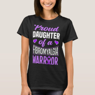 Camiseta Hija De Un Guerrero De La Fibromialgia