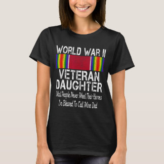Camiseta Hija de veterano de la Segunda Guerra Mundial - Ve