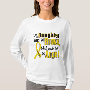 Camiseta Hija del ÁNGEL 1 del cáncer de la niñez