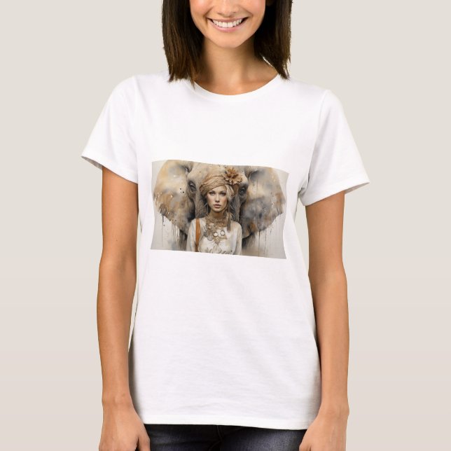 Camiseta Hija del elefante (Anverso)