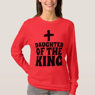 CAMISETA HIJA DEL REY DAMAS CAMISAS CRISTIANAS