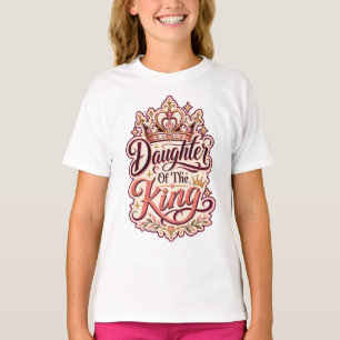 Camiseta Hija del Rey Diseño Cristiano Basado en la Fe