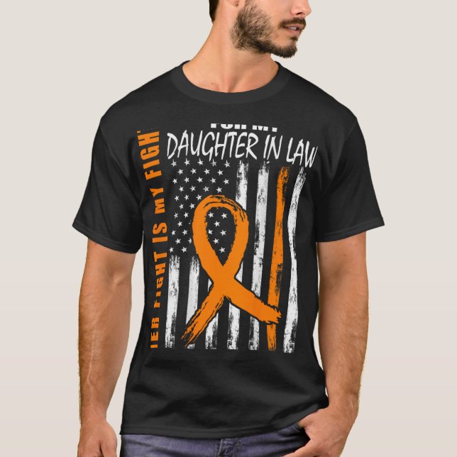 Camiseta Hija En Derecho Conciencia De Esclerosis Múltiple  (Anverso)