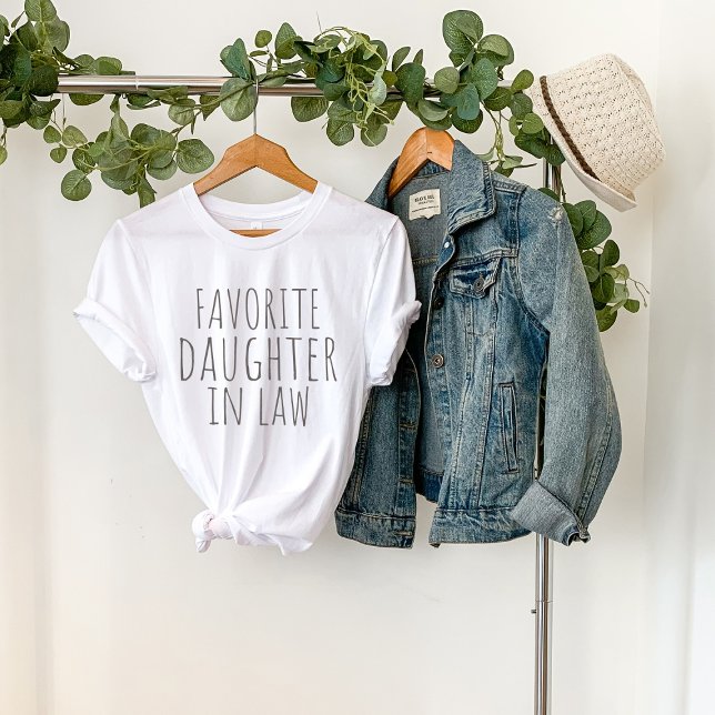 Camiseta Hija Favorita En Derecho-Amor-Novia-Matrimonio-Div (Subido por el creador)