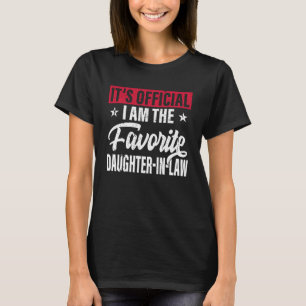 Camiseta Hija Favorita En Derecho De La Madre En Derecho O